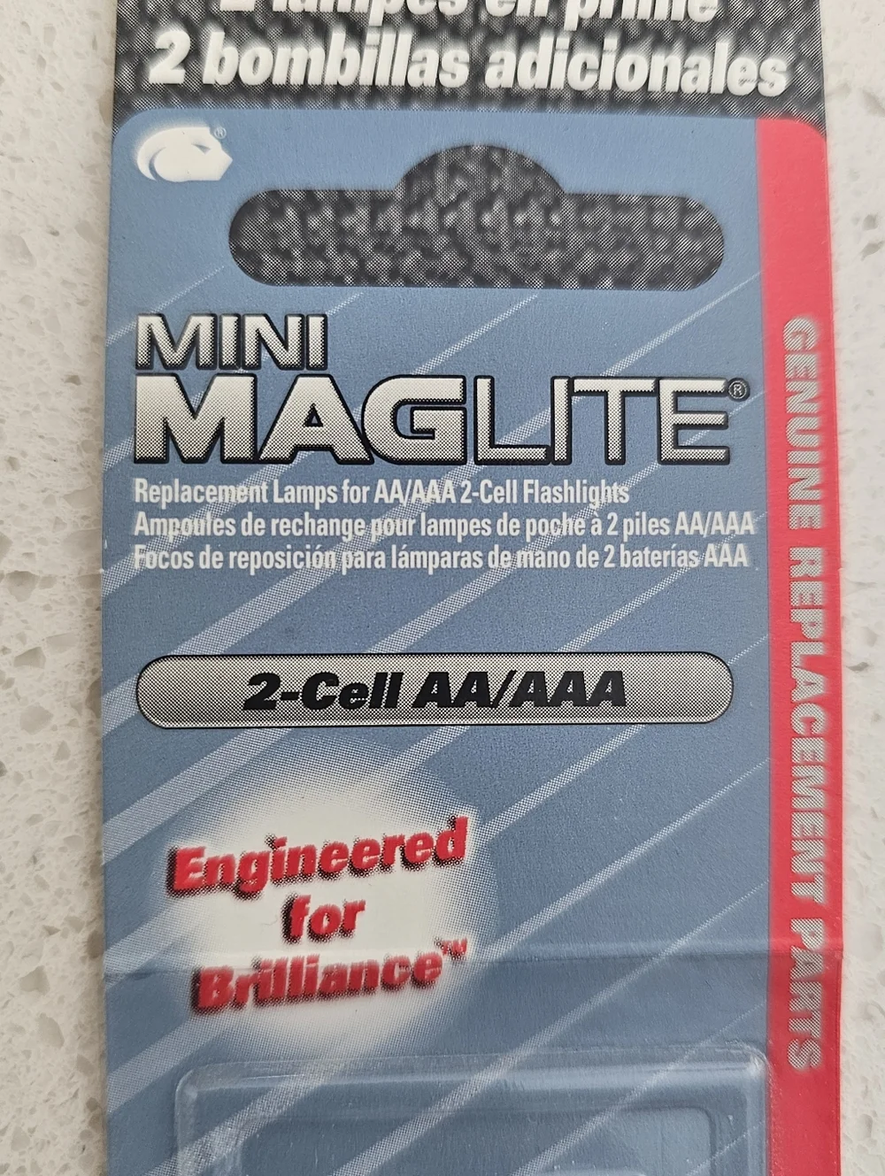 Mini Maglite 2 Replacement Lamps/bulbs AA/AAA 2-Cell Flashlights